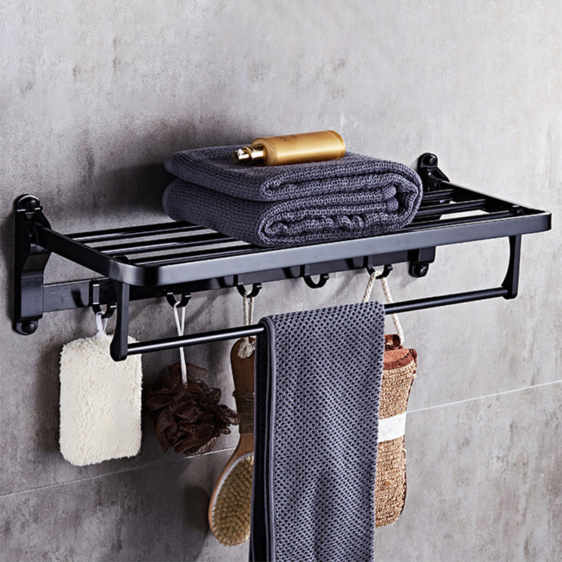 Avtoit | Modern 5/6-piece bathroom accessory set with bathroom shelf/robe hooks/towel bar
