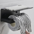 Avtoit | 7-piece Bathroom Hardware Set Matte Black/Grey with Bath Shelf/Towel Holder/Bath Towel Hook