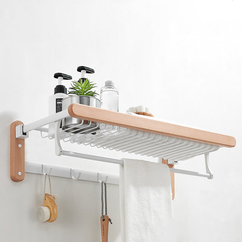Avtoit | White Bathroom Set Solid Wood & Aluminium Bathroom Accessories individually or as a set