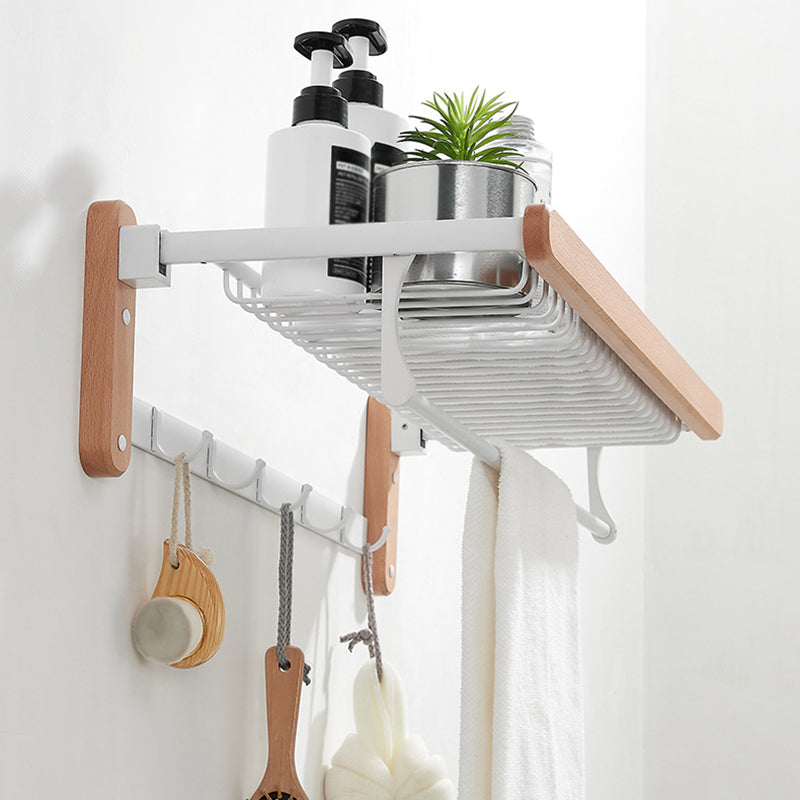 Avtoit | White Bathroom Set Solid Wood & Aluminum Bathroom Accessories Individually or as a Set