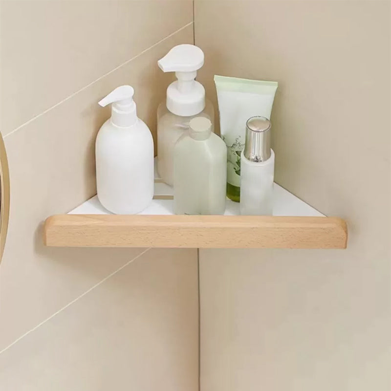 Avtoit | White Bathroom Set Solid Wood & Aluminum Bathroom Accessories Individually or as a Set