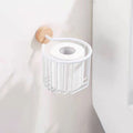 Avtoit | White Bathroom Set Solid Wood & Aluminum Bathroom Accessories Individually or as a Set