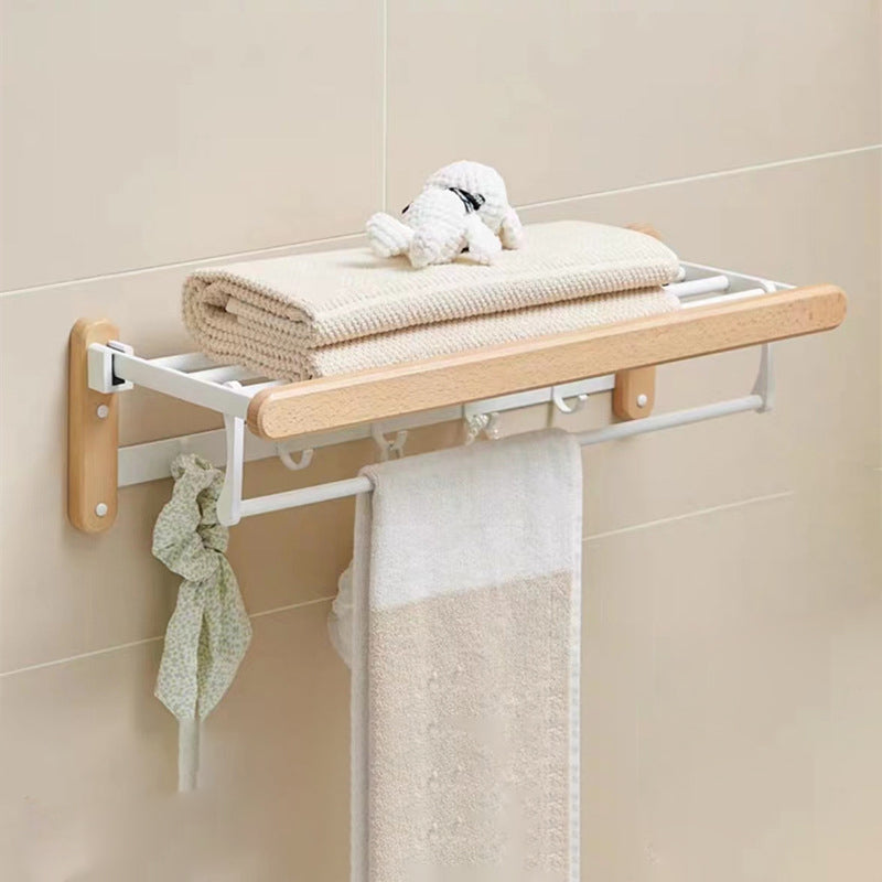 Avtoit | White Bathroom Set Solid Wood & Aluminum Bathroom Accessories Individually or as a Set