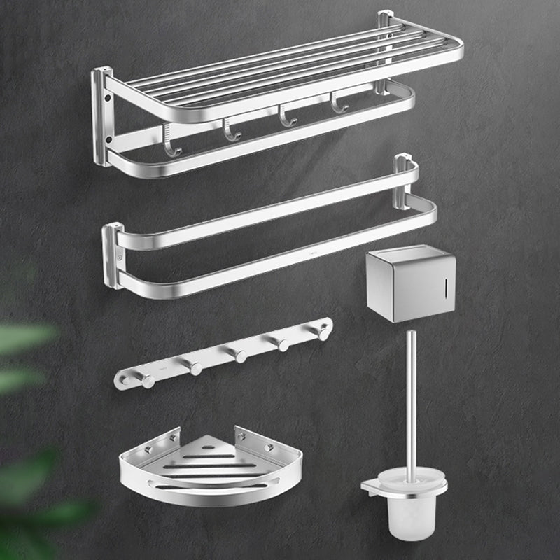 Avtoit | Silver Bathroom Accessory Set Modern Bathroom Accessory as Individual Piece or in Set