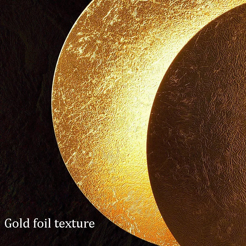 Avtoit | GoldVeil - Nordic Modern Creativity Bedroom Eclipse LED Art Wall Sconce Lamp