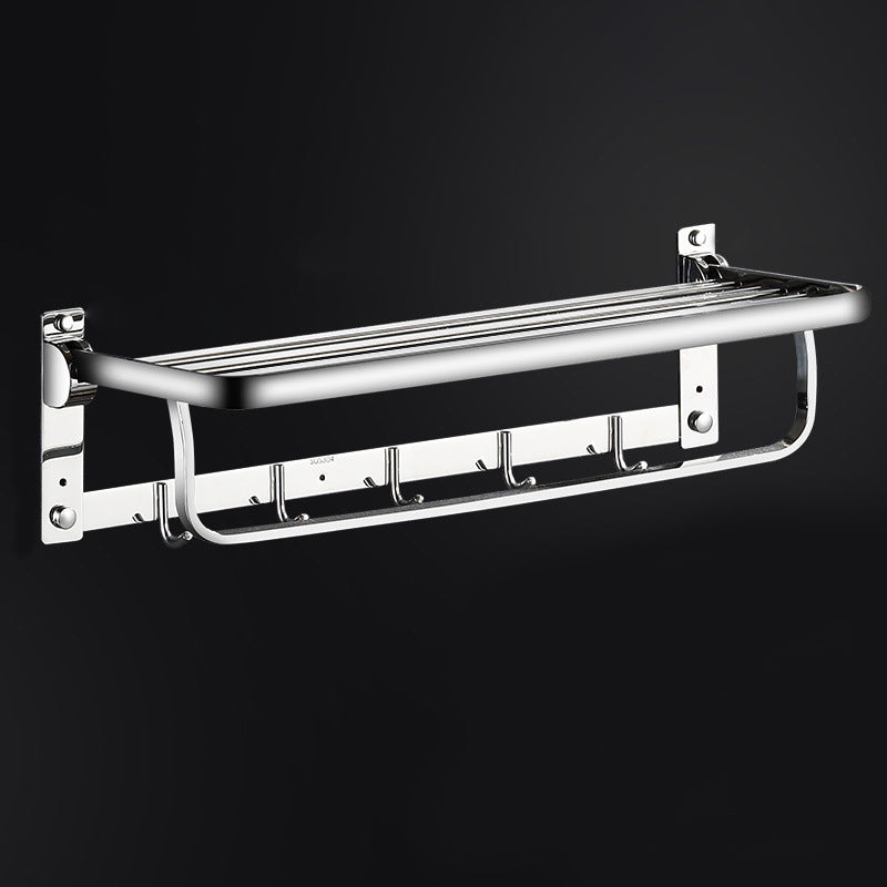 Avtoit | Classic Polished Chrome Bathroom Accessory Set Towel Rail/Paper Holder/Bathrobe Hook Included