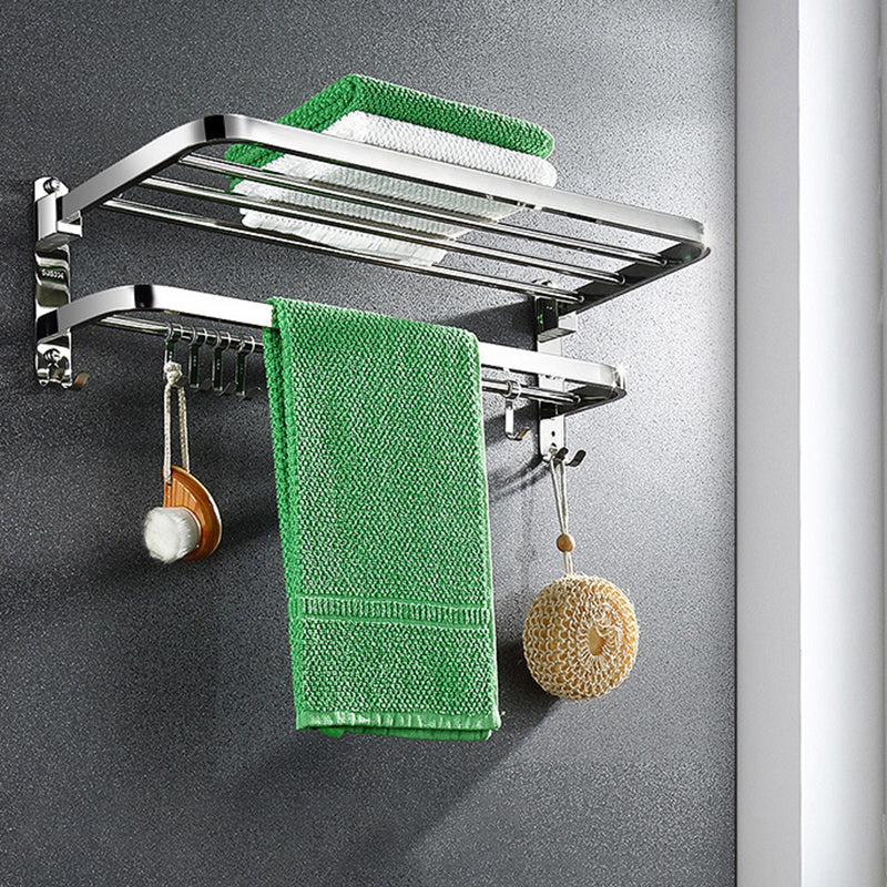 Avtoit | Classic Polished Chrome Bathroom Accessory Set Towel Rail/Paper Holder/Bathrobe Hook Included
