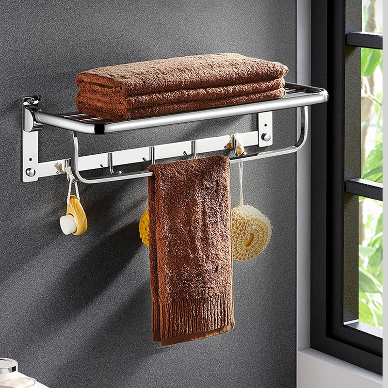 Avtoit | Classic Polished Chrome Bathroom Accessory Set Towel Holder/Paper Holder/Robe Hooks Included