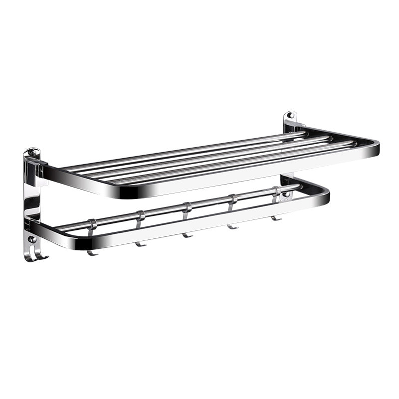 Avtoit | Classic Polished Chrome Bathroom Accessory Set Towel Holder/Paper Holder/Robe Hooks Included