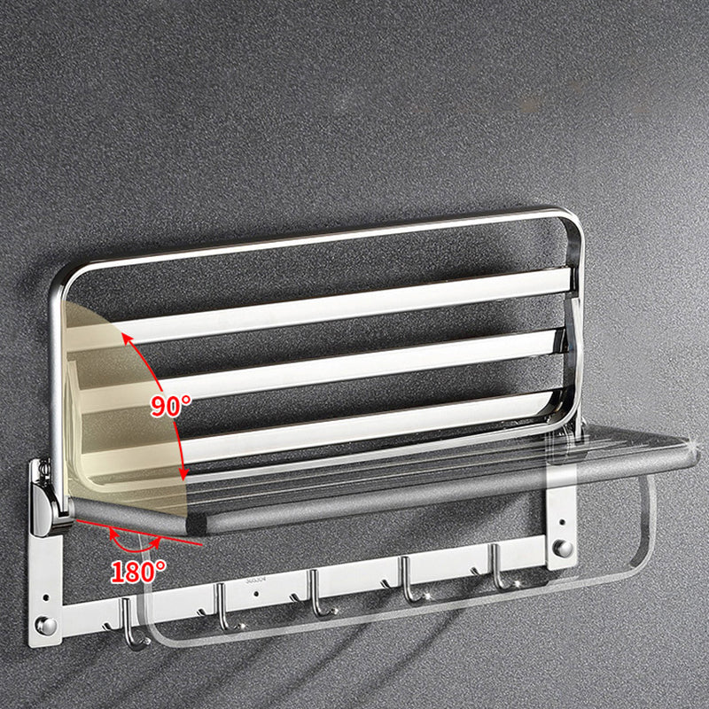 Avtoit | Classic Polished Chrome Bathroom Accessory Set Towel Holder/Paper Holder/Robe Hooks Included