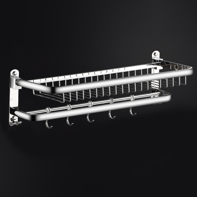 Avtoit | Classic Polished Chrome Bathroom Accessory Set Towel Rail/Paper Holder/Bathrobe Hook Included