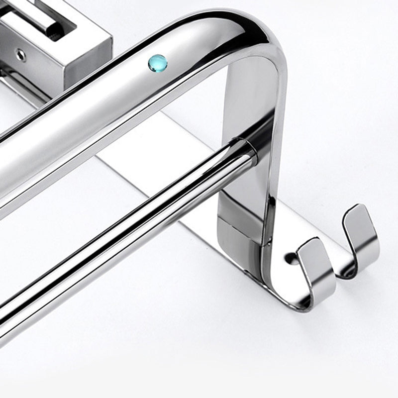 Avtoit | Classic Polished Chrome Bathroom Accessory Set Towel Holder/Paper Holder/Robe Hooks Included