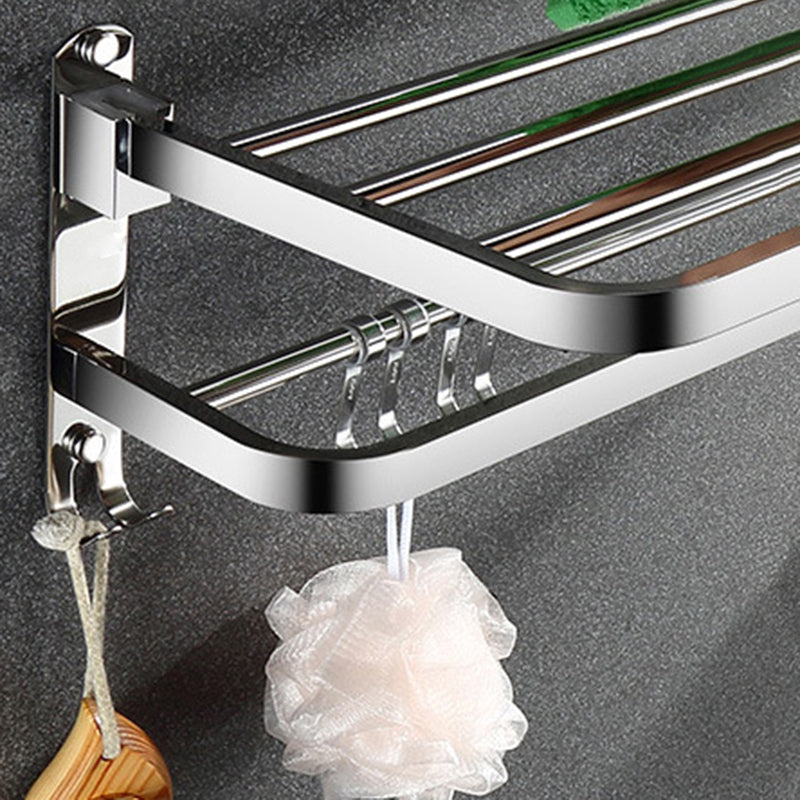 Avtoit | Classic Polished Chrome Bathroom Accessory Set Towel Holder/Paper Holder/Robe Hooks Included