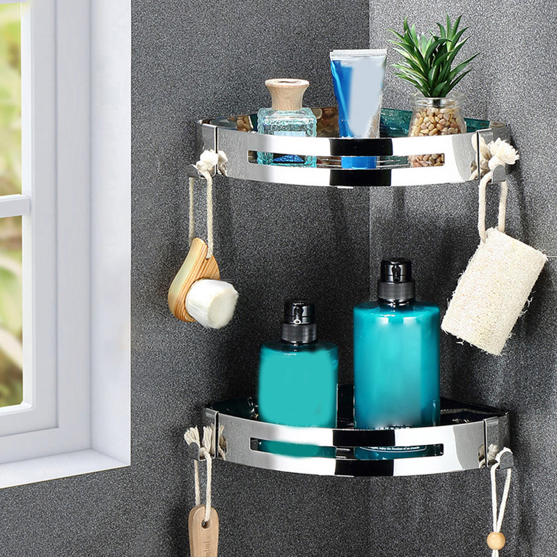 Avtoit | Classic Polished Chrome Bathroom Accessory Set Towel Holder/Paper Holder/Robe Hooks Included