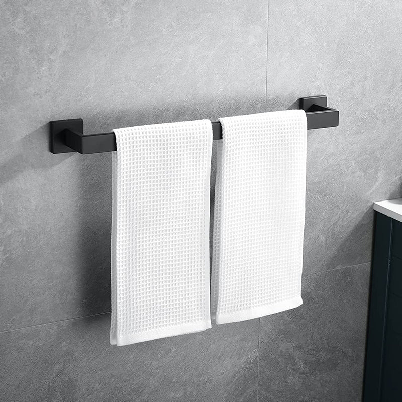 Avtoit | 7-piece bathroom accessory set made of stainless steel with paper holder/robe hook/towel ring bar