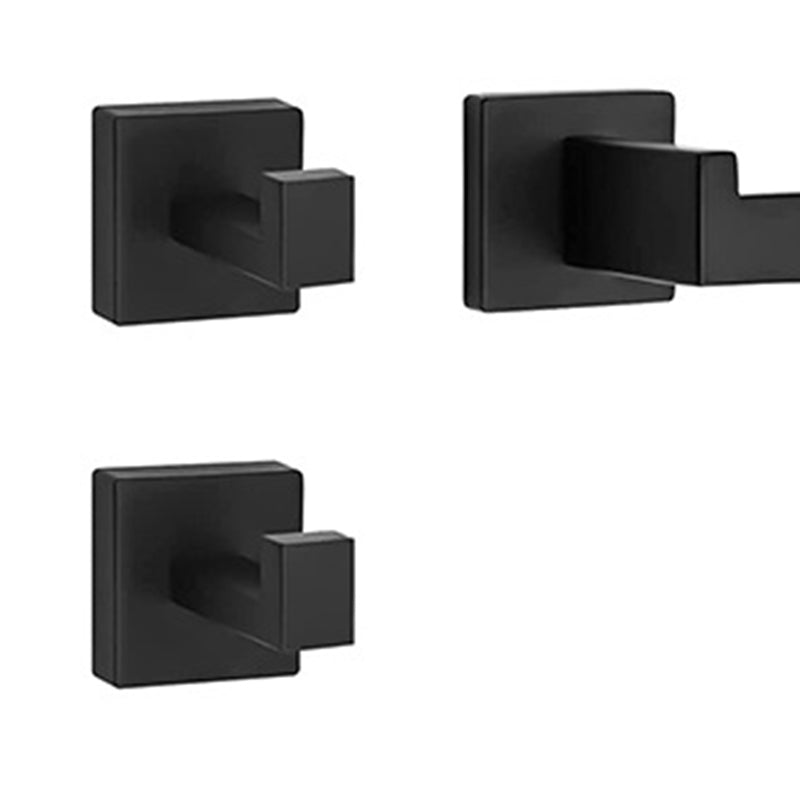 Avtoit | 7-piece bathroom accessory set made of stainless steel with paper holder/robe hook/towel ring bar