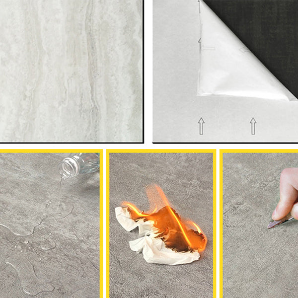 Avtoit | Low Gloss Vinyl Floor Self-Adhesive Vinyl Floor with Square Edge