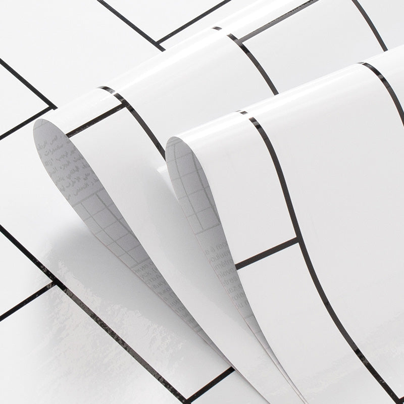 Avtoit | 23" X 196" PVC Peel and Stick Wallpaper Kitchen and Bathroom Waterproof Wallpaper