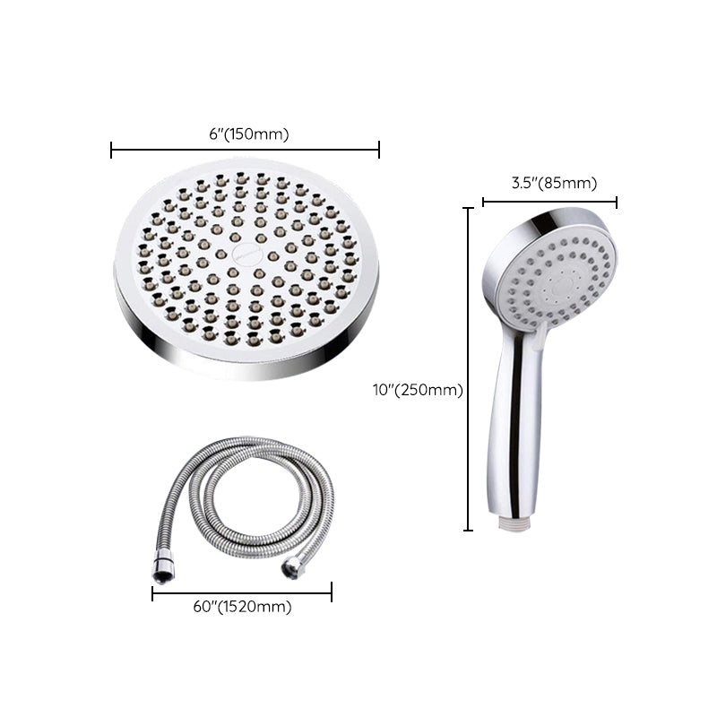 Avtoit | Traditional Shower Head Simple Metal Round Handheld Shower