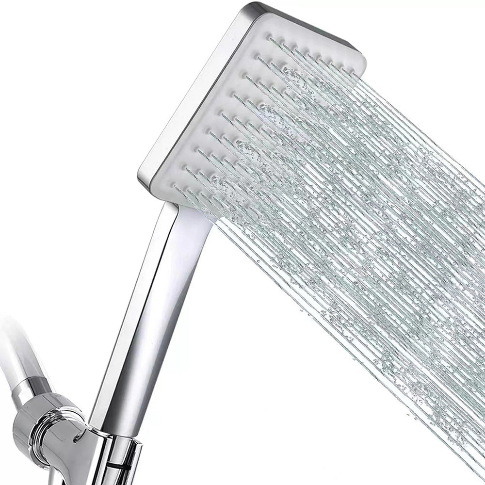 Avtoit | Contemporary Showerhead Square Handheld Showerhead in Silver