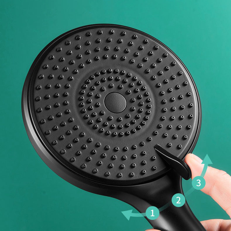 Avtoit | Round Shower Head Plastic Handheld Shower with Adjustable Spray Pattern