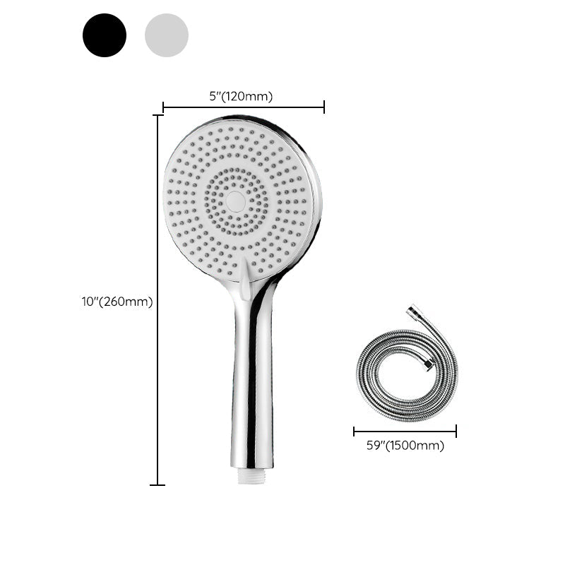 Avtoit | Round Shower Head Plastic Handheld Shower with Adjustable Spray Pattern