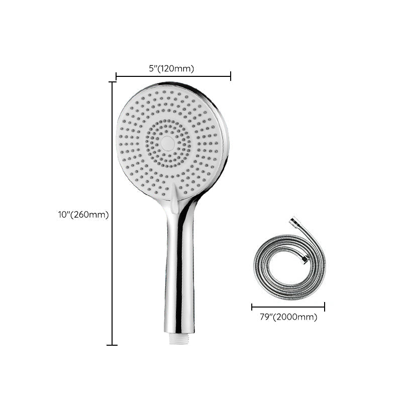Avtoit | Round Shower Head Plastic Handheld Shower with Adjustable Spray Pattern