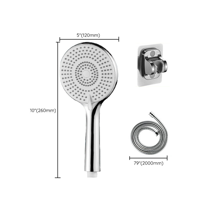 Avtoit | Round Shower Head Plastic Handheld Shower with Adjustable Spray Pattern