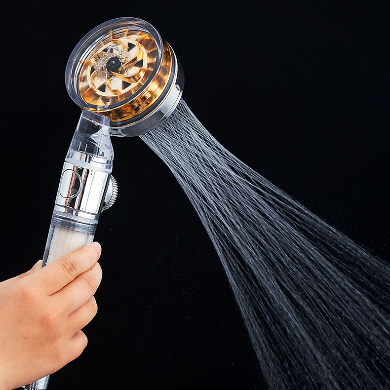 Avtoit | Contemporary Handheld Supercharged Showerhead Round Turbo Spray Head