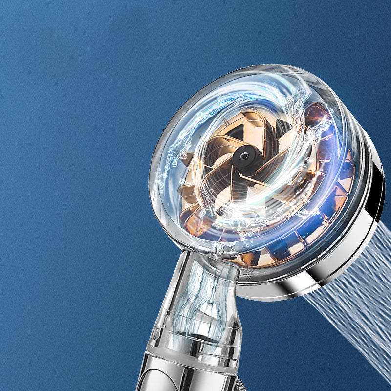 Avtoit | Contemporary Handheld Supercharged Showerhead Round Turbo Spray Head