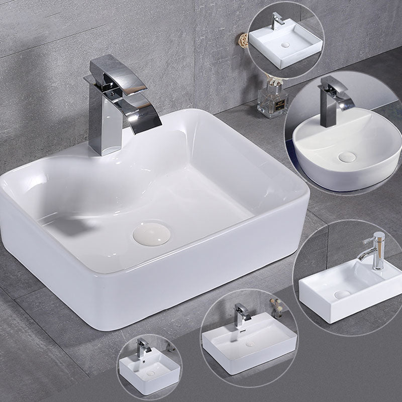 Avtoit | Porcelain Washbasin Modern Simple Wash Bowl Bathroom Sink
