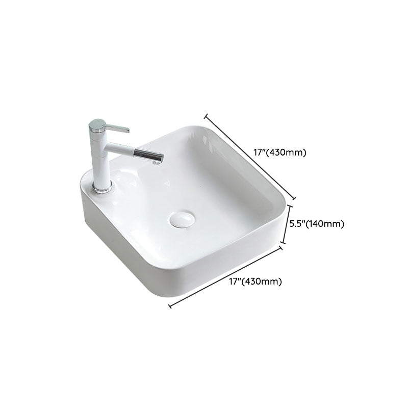 Avtoit | Porcelain Washbasin Modern Simple Wash Bowl Bathroom Sink