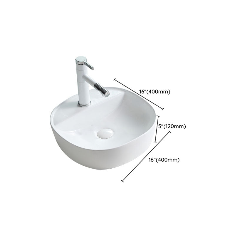 Avtoit | Porcelain Washbasin Modern Simple Wash Bowl Bathroom Sink