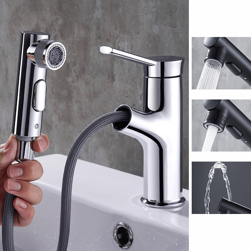 Avtoit | Contemporary sink faucet pull-out basin tap with lever handle