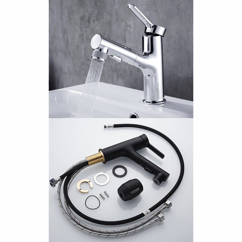 Avtoit | Contemporary sink faucet pull-out basin tap with lever handle