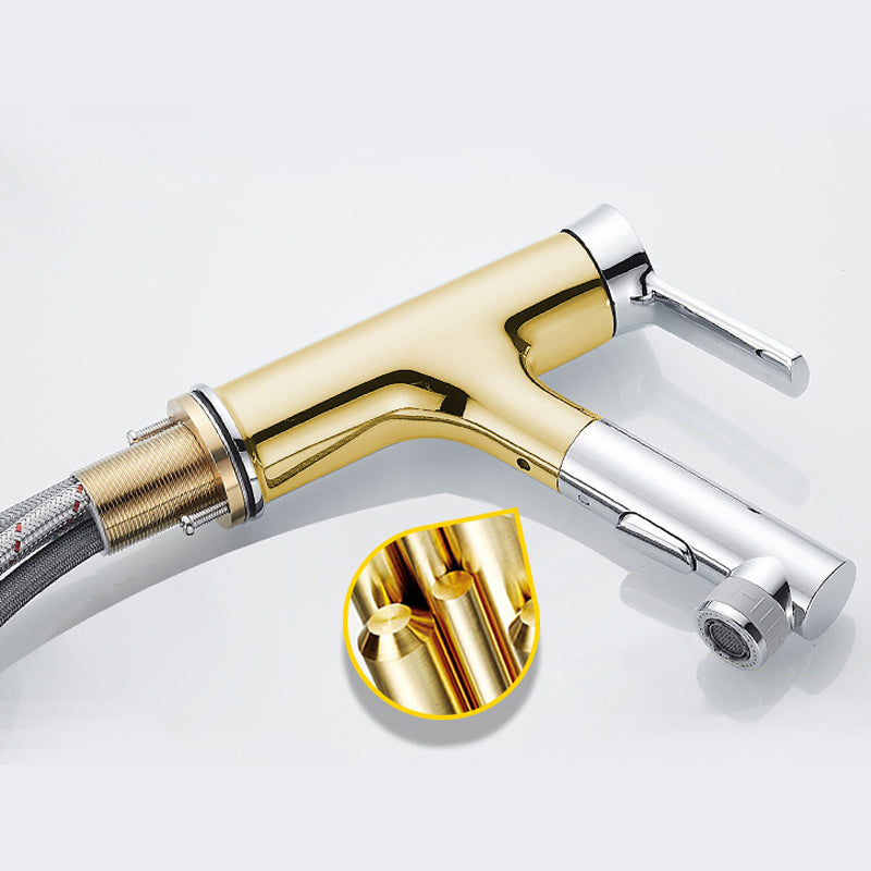 Avtoit | Contemporary sink faucet pull-out basin tap with lever handle