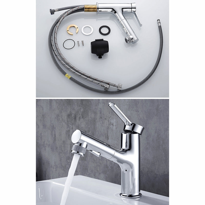 Avtoit | Contemporary sink faucet pull-out basin tap with lever handle