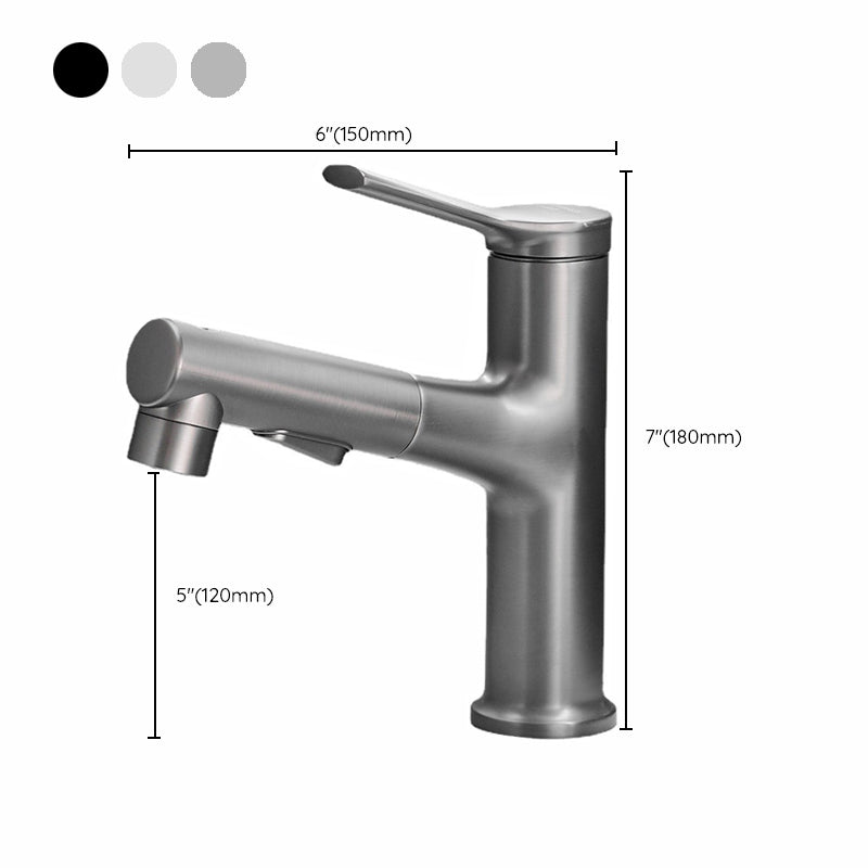 Avtoit | Contemporary sink faucet pull-out basin tap with lever handle
