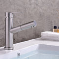 Avtoit | Pull-out Faucet Contemporary Single Lever Faucet with Swivel Spout