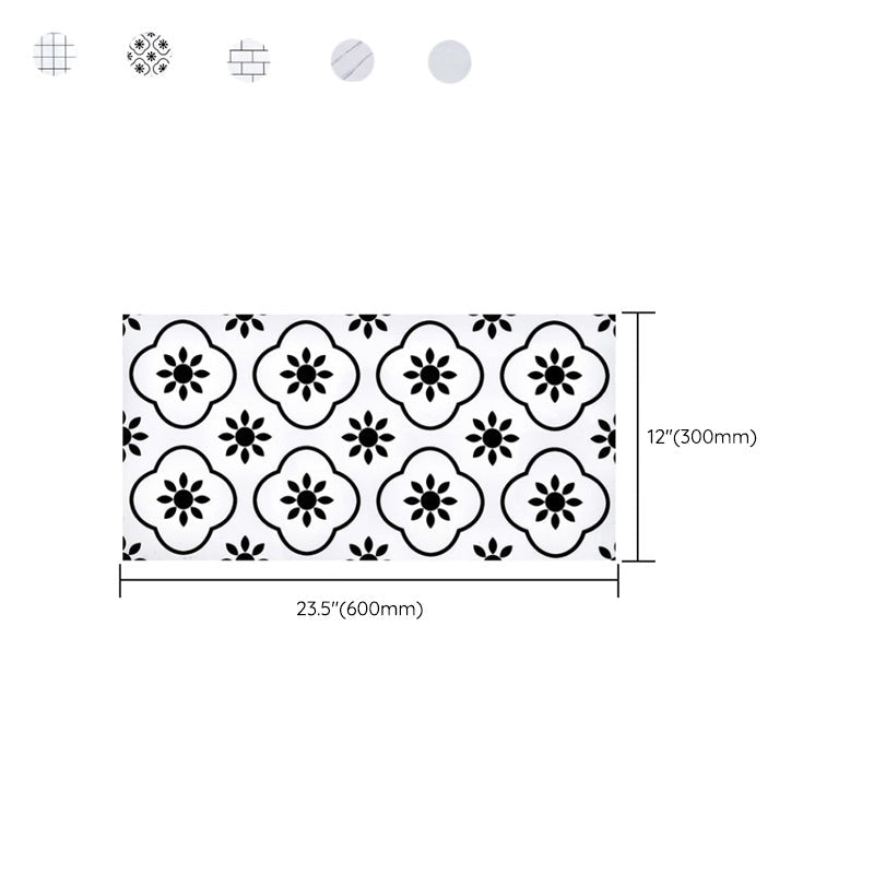 Avtoit | Field Tile Peel and Stick Back Plate Plastic Peel and Stick Back Plate with Waterproof
