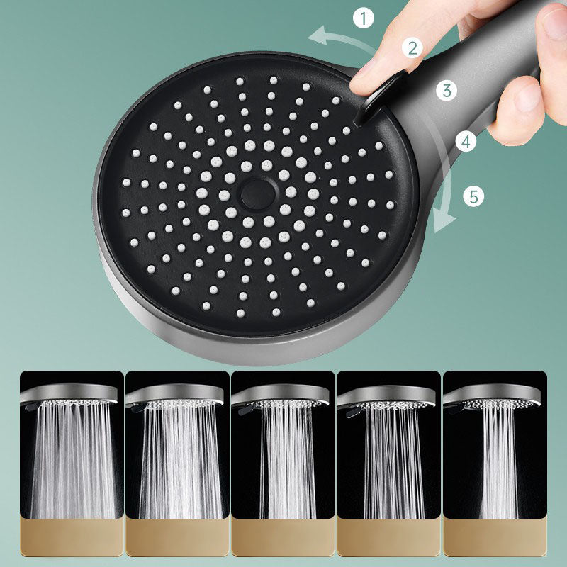 Avtoit | Plastic Hand Shower Round Handheld Showerhead with Self-Cleaning
