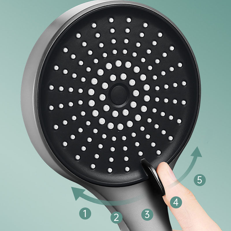 Avtoit | Plastic Hand Shower Round Handheld Showerhead with Self-Cleaning