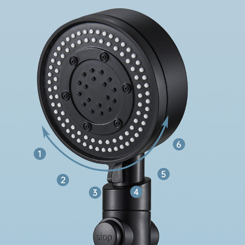 Avtoit | Contemporary Hand Shower Plastic Round Hand Shower with Self-Cleaning