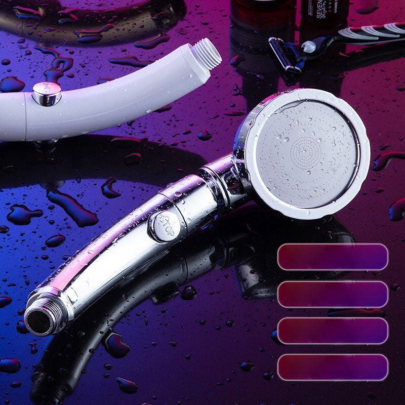 Avtoit | Contemporary Shower Combination Hand Shower Plastic Wall Mount Round Shower Head Combination