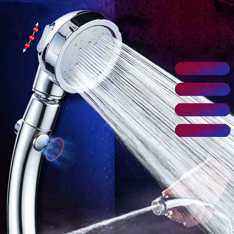 Avtoit | Contemporary Shower Combination Hand Shower Plastic Wall Mount Round Shower Head Combination