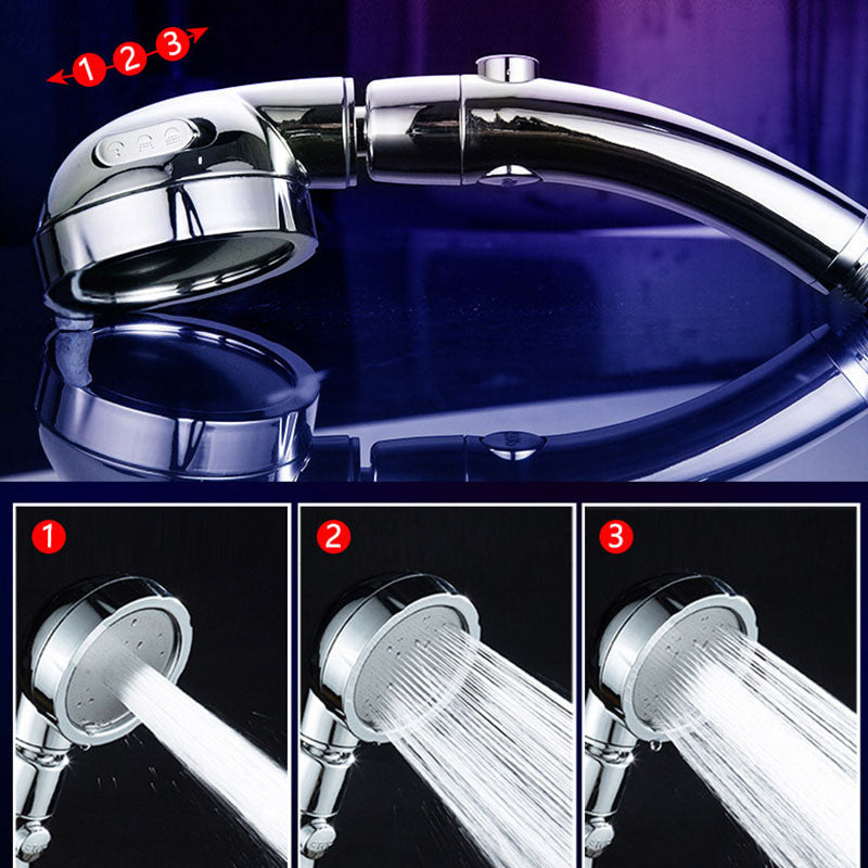 Avtoit | Contemporary Shower Combination Hand Shower Plastic Wall Mount Round Shower Head Combination