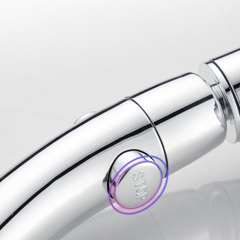 Avtoit | Contemporary Shower Combination Hand Shower Plastic Wall Mount Round Shower Head Combination