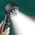 Avtoit | Contemporary Shower Head Combo Hand Shower Plastic Wall Mount Black Shower Head