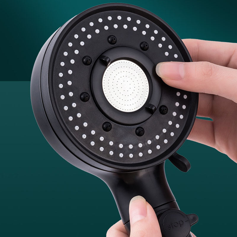 Avtoit | Contemporary Shower Head Combo Hand Shower Plastic Wall Mount Black Shower Head