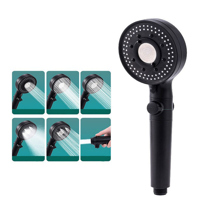 Avtoit | Contemporary Shower Head Combo Hand Shower Plastic Wall Mount Black Shower Head